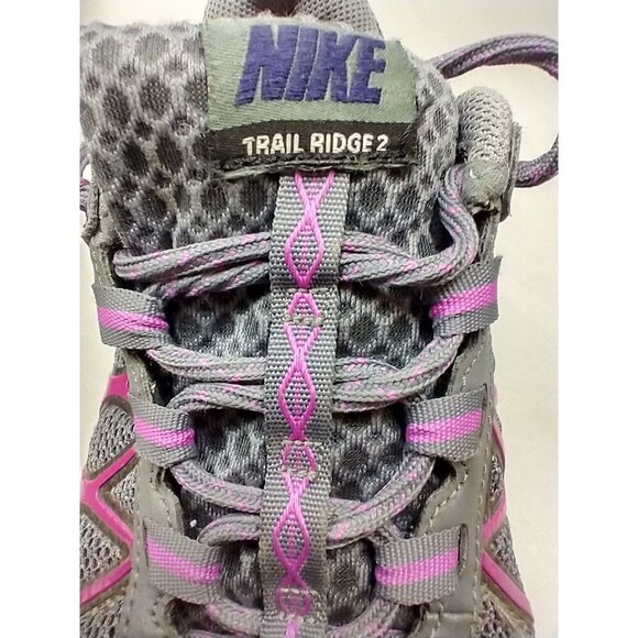 Nike Trail Ridge 2 Womens 10 Gray Purple Hiking Outdoor Active 472687-003 - Picture 14 of 14